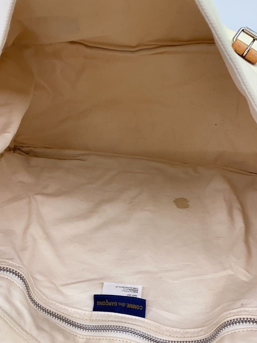 COMME des GARCONS shoulder bag cotton WHT plain GR-K201 6