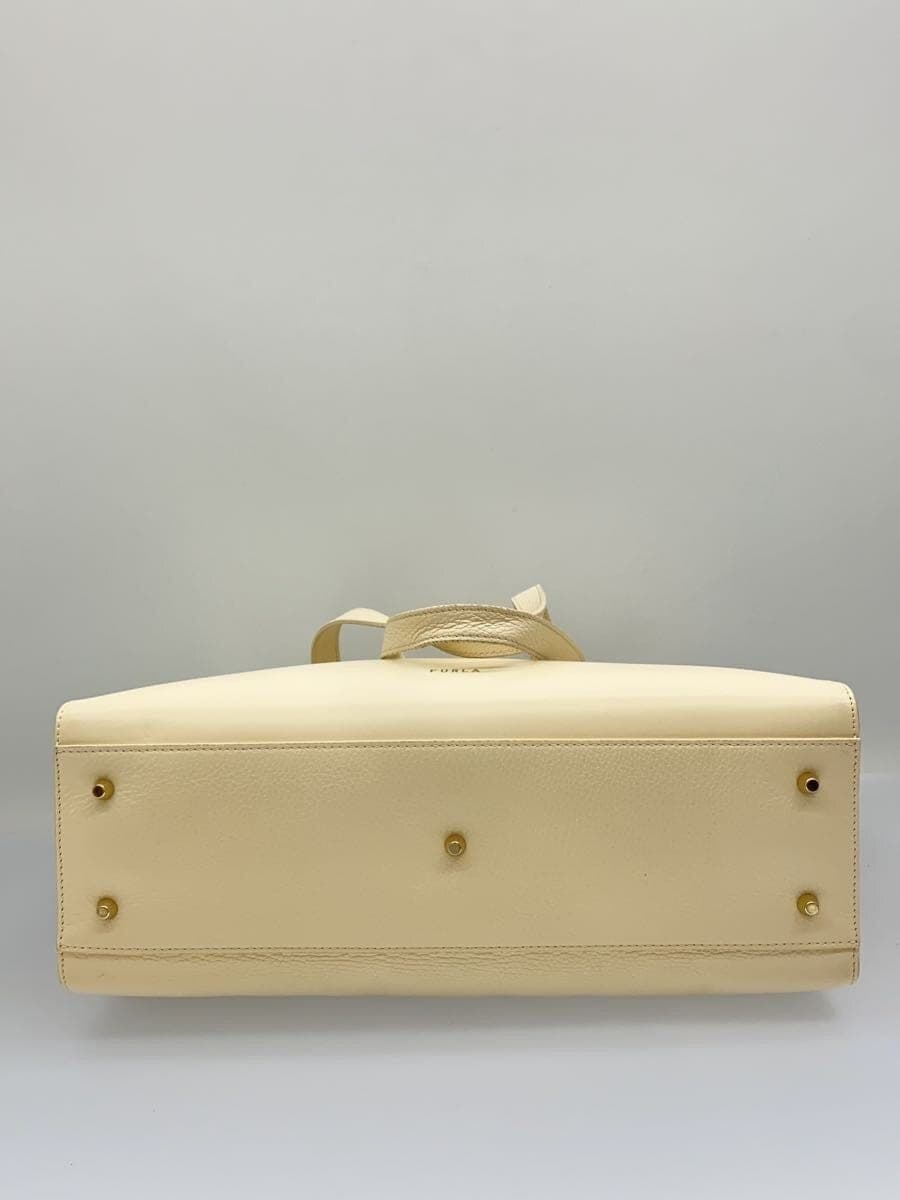 FURLA handbag leather CRM 285831 4