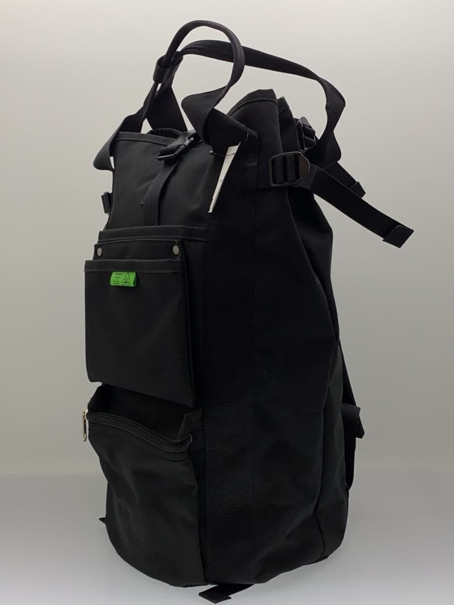 PORTER backpack nylon black plain 2