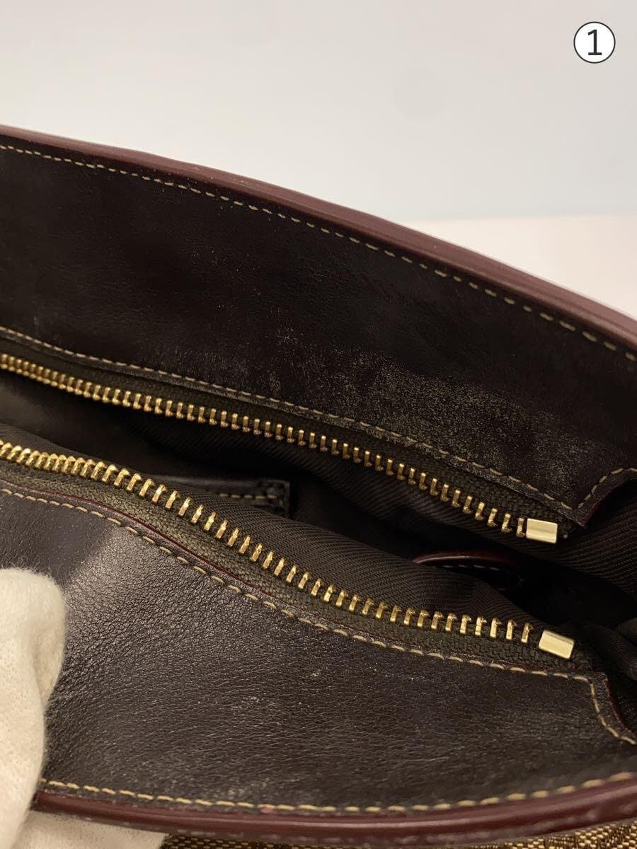 COACH tote bag canvas BEG all-over pattern 7