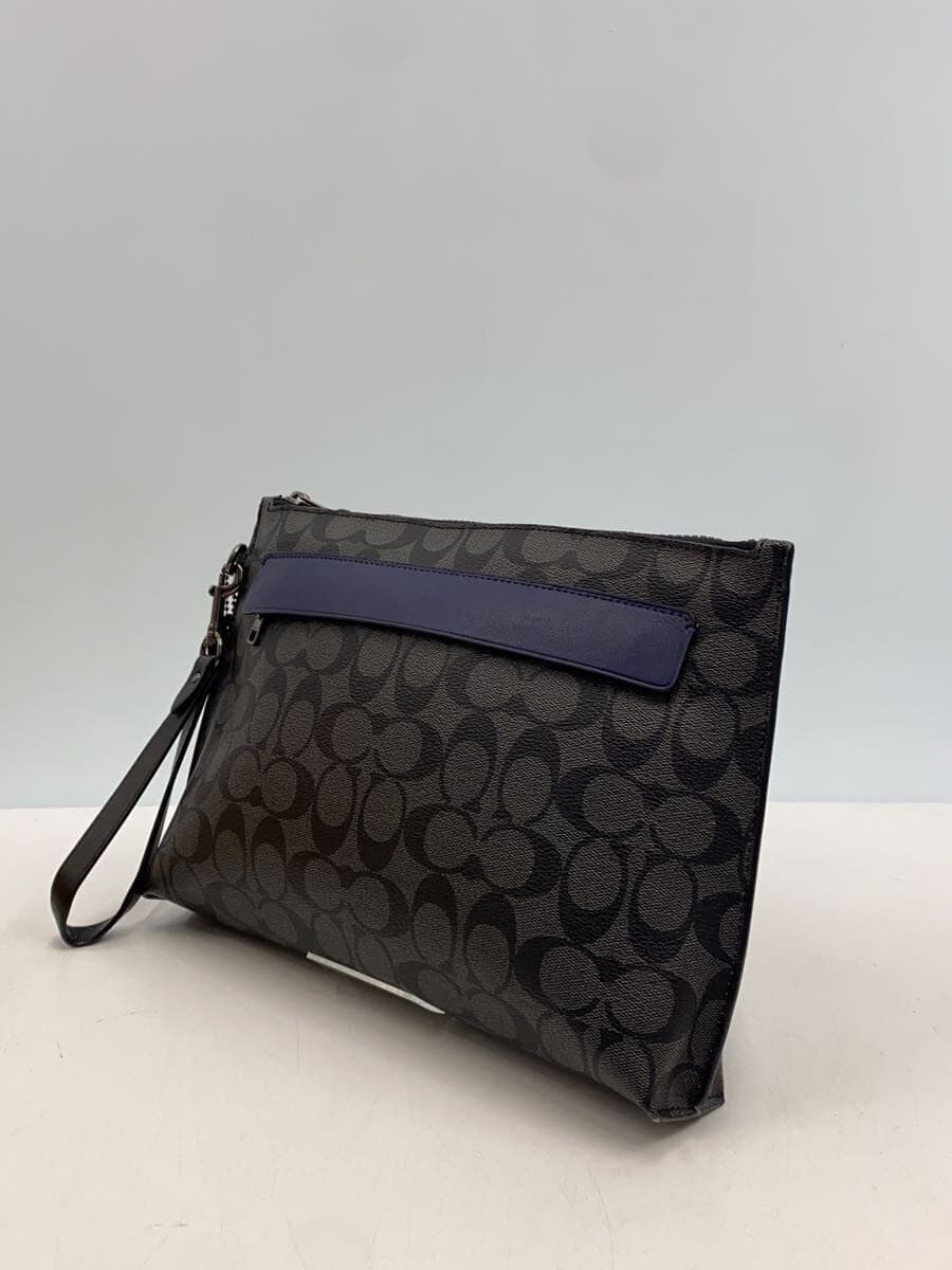 COACH bag leather GRY all-over pattern F79877 2