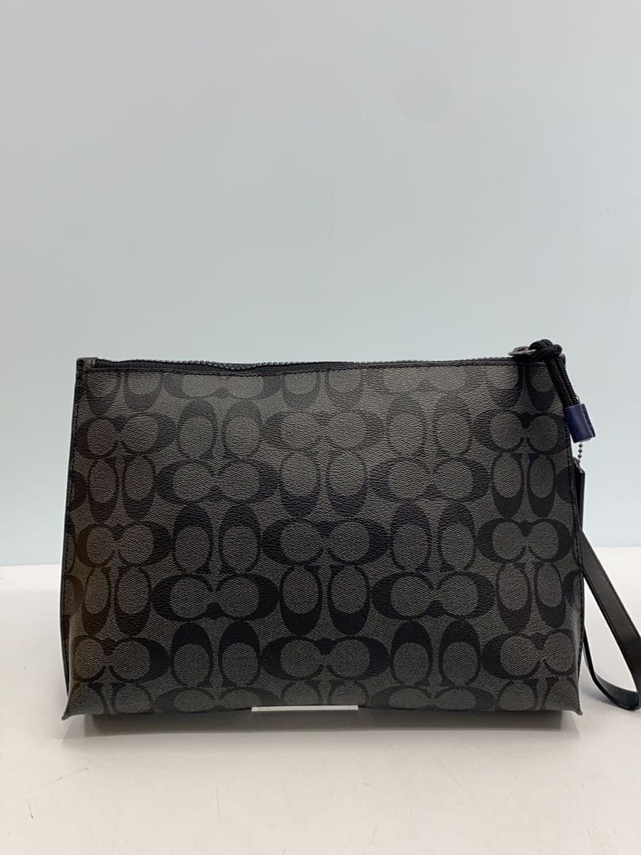 COACH bag leather GRY all-over pattern F79877 3