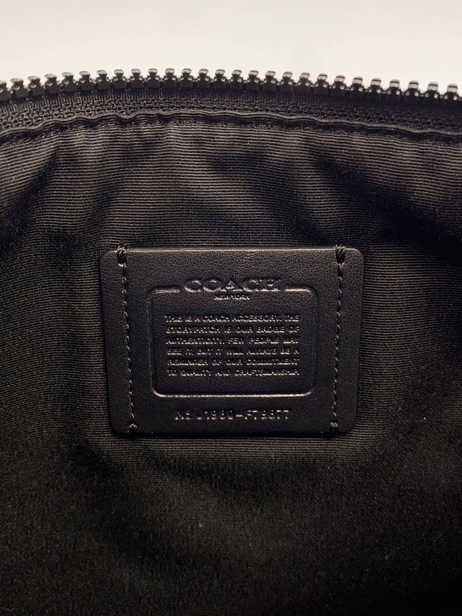 COACH bag leather GRY all-over pattern F79877 5