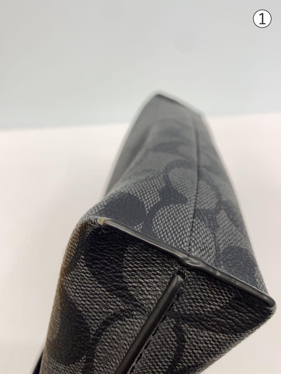 COACH bag leather GRY all-over pattern F79877 7