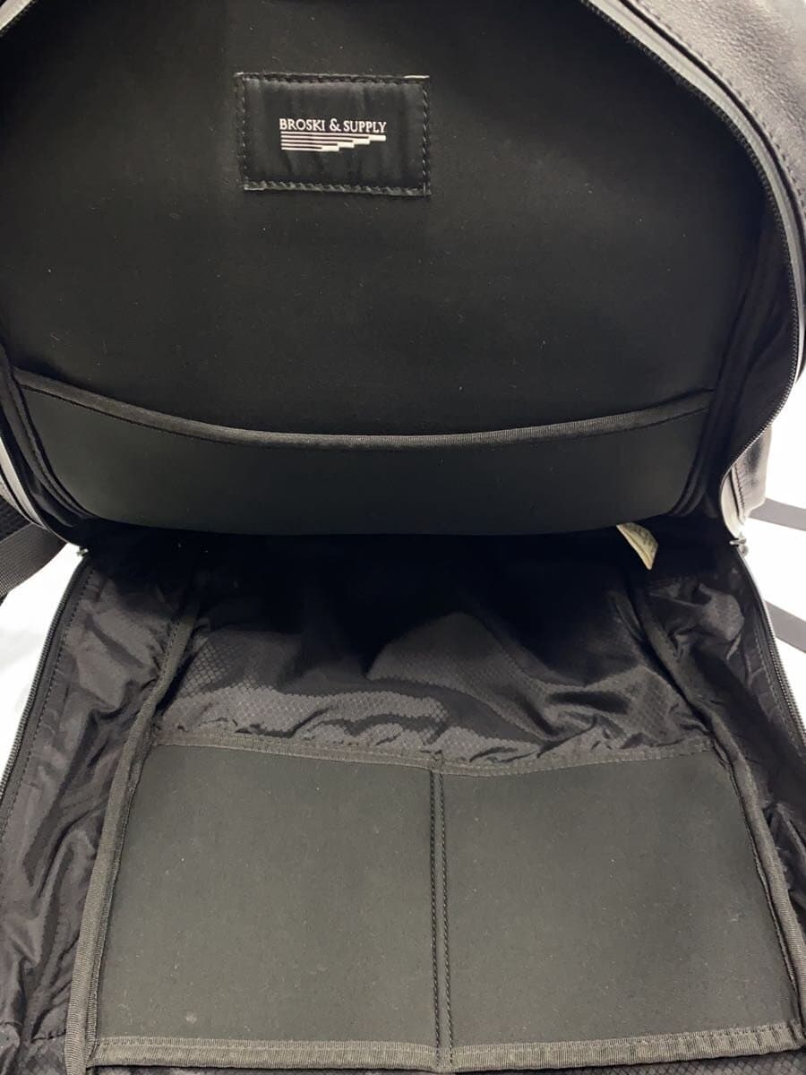 BROSKI AND SUPPLY Backpack Cowhide BLK Solid Color BBOM-330-3 6