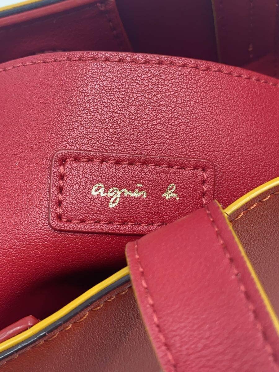 agnes b. bag cowhide ORN PAS04-01 5
