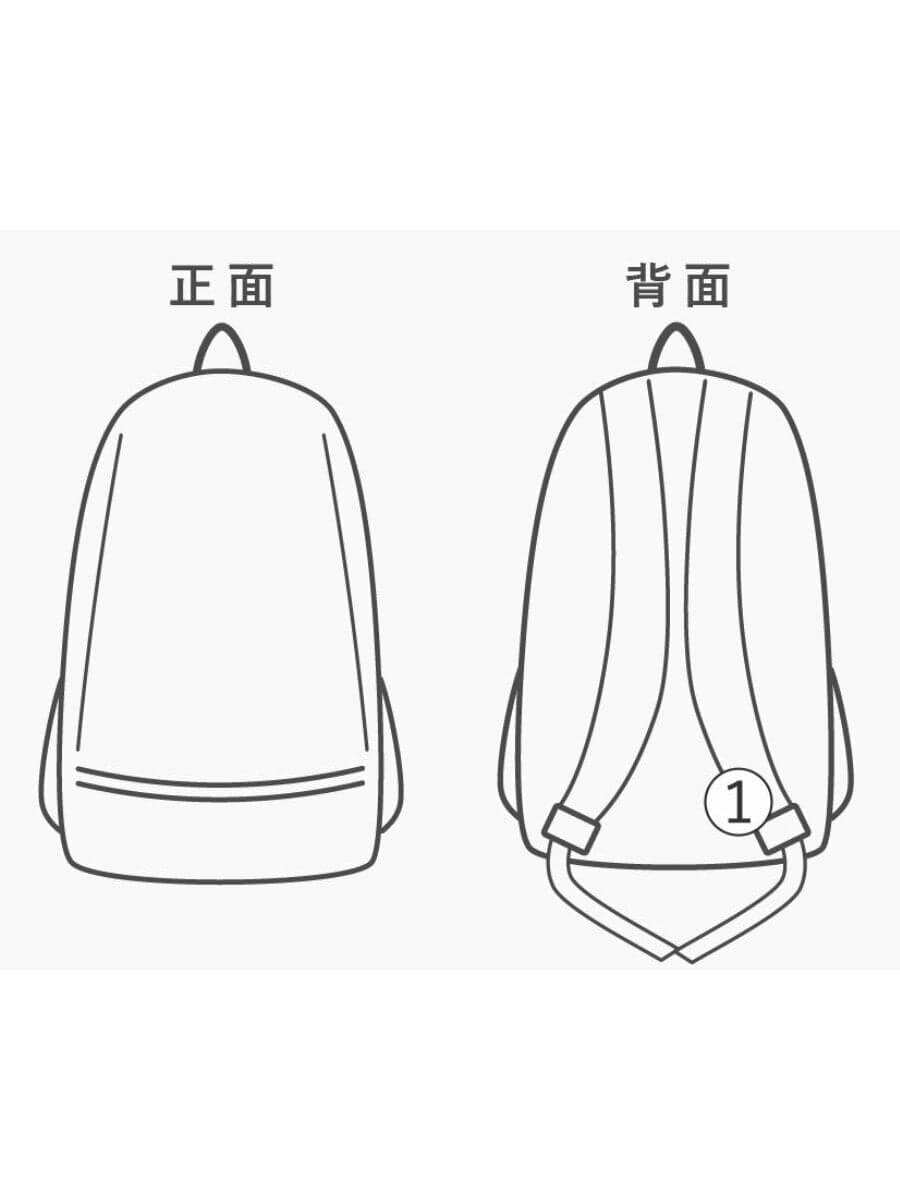 PALANTE Backpack Nylon Black Check 8