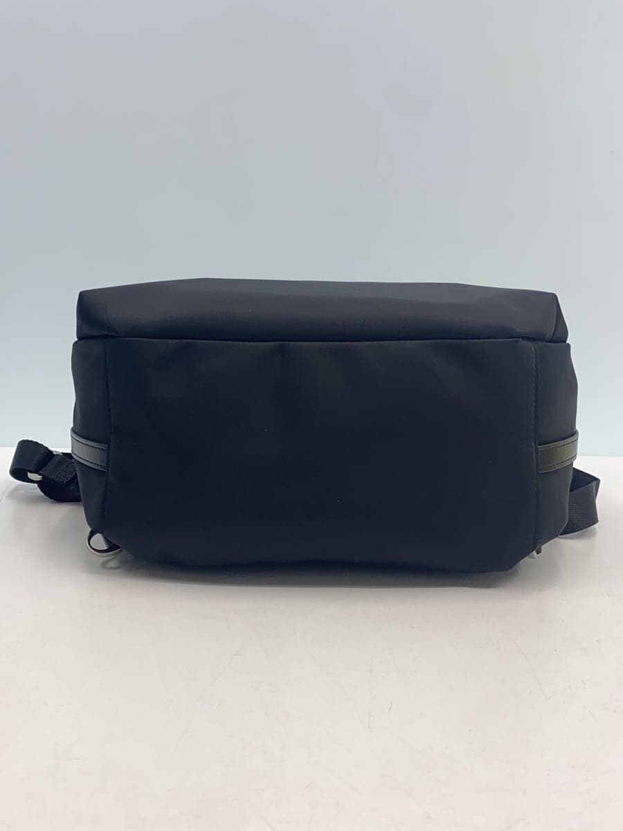agnes b. Shoulder Bag Nylon Black Plain FS02-04 4