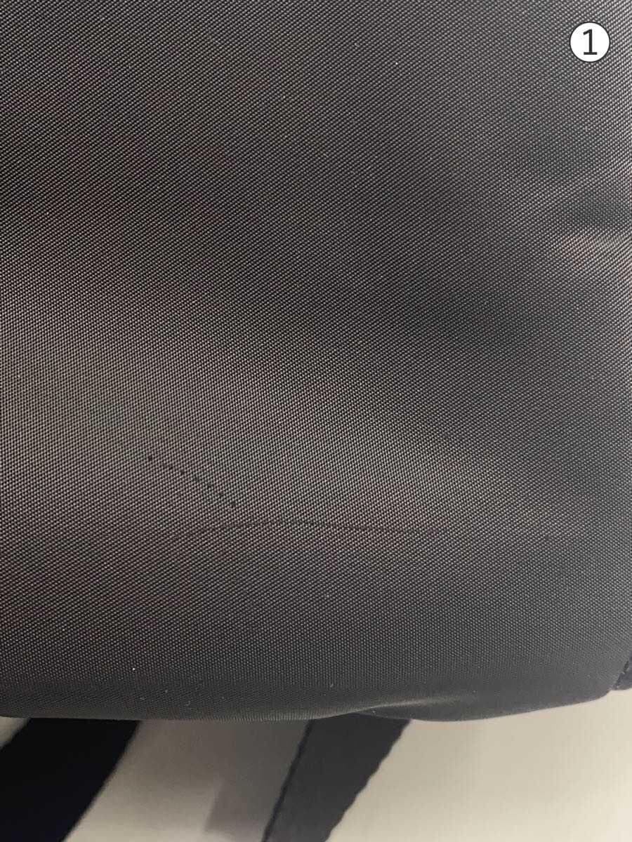 agnes b. Shoulder Bag Nylon Black Plain FS02-04 7