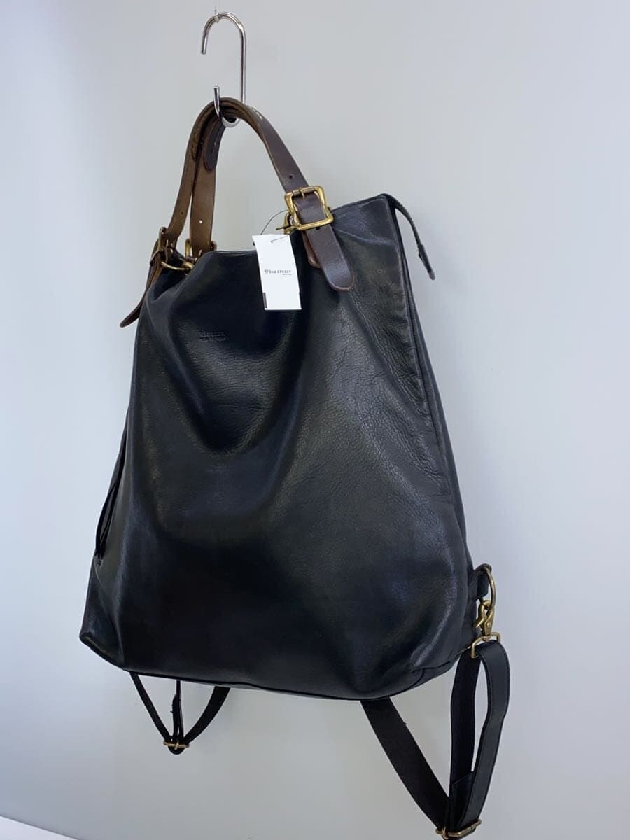 kissora Backpack Leather BLK 2