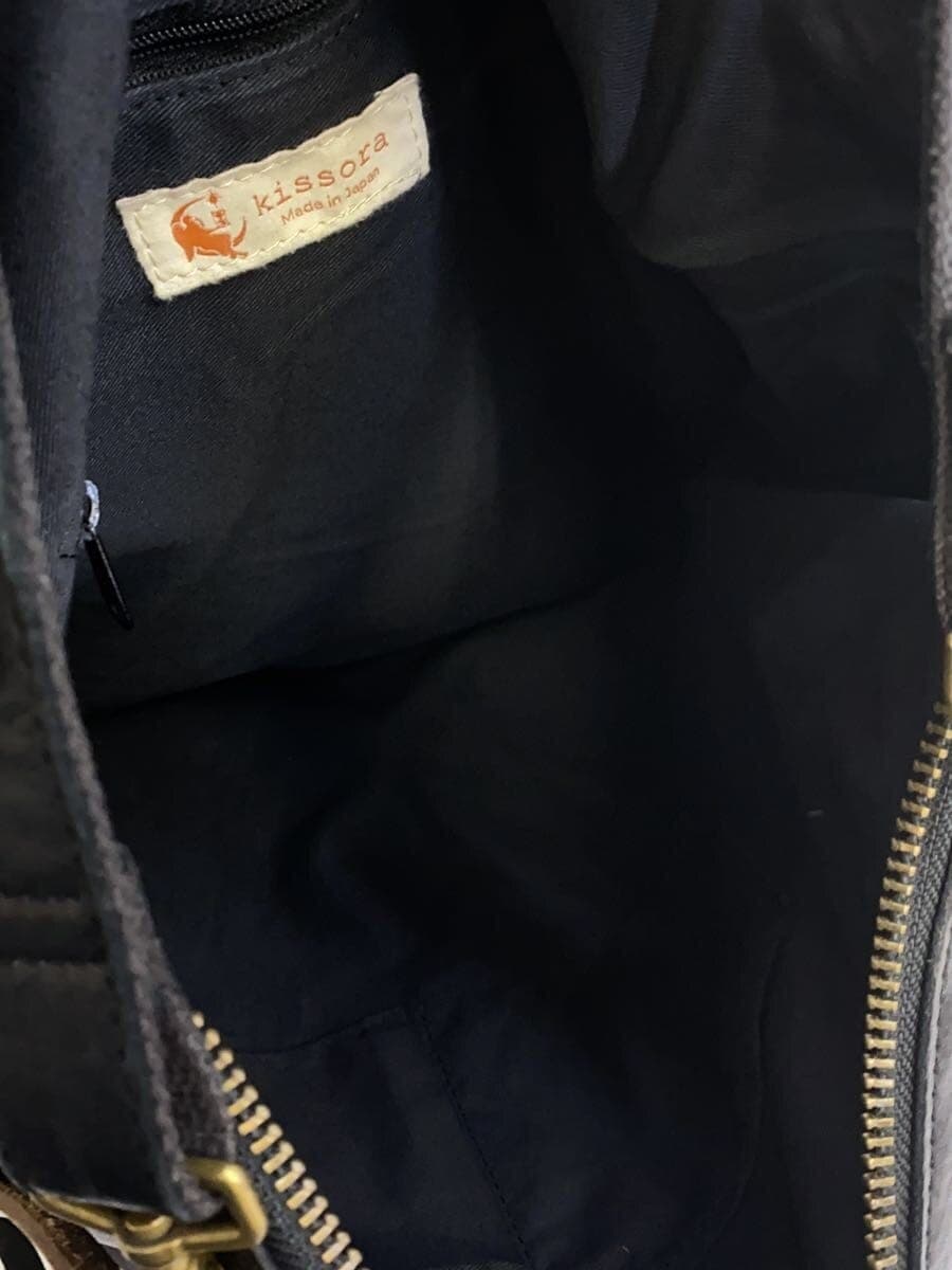 kissora Backpack Leather BLK 6