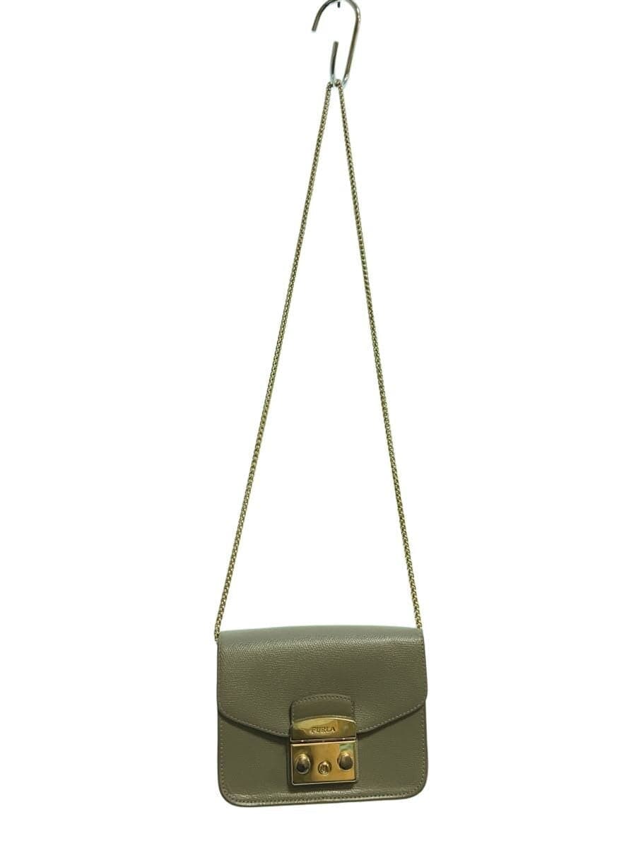 FURLA Shoulder Bag Leather BEG