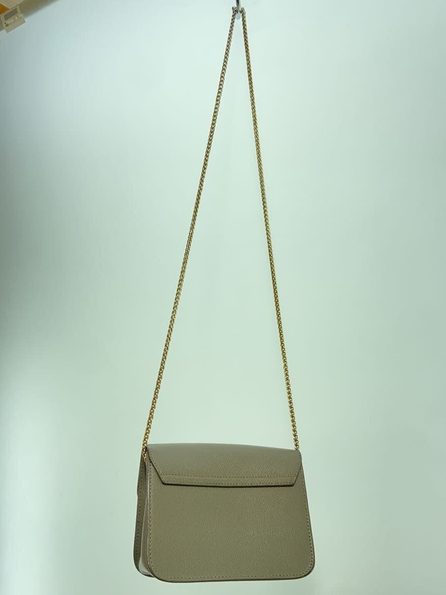 FURLA Shoulder Bag Leather BEG 3