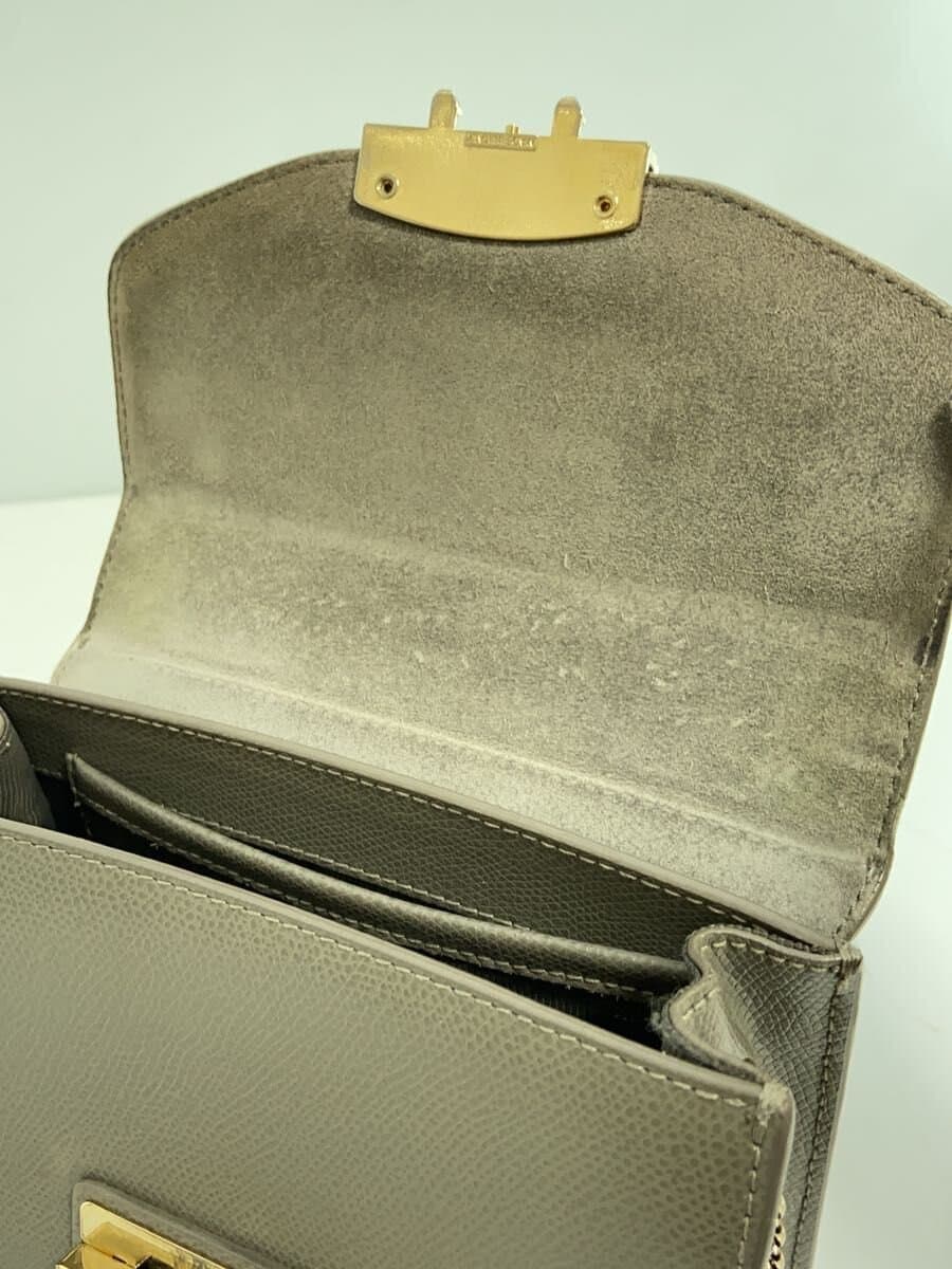 FURLA Shoulder Bag Leather BEG 6