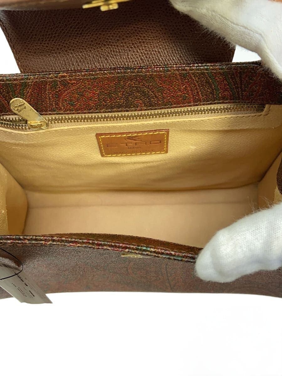ETRO Handbag PVC BRW Paisley 6