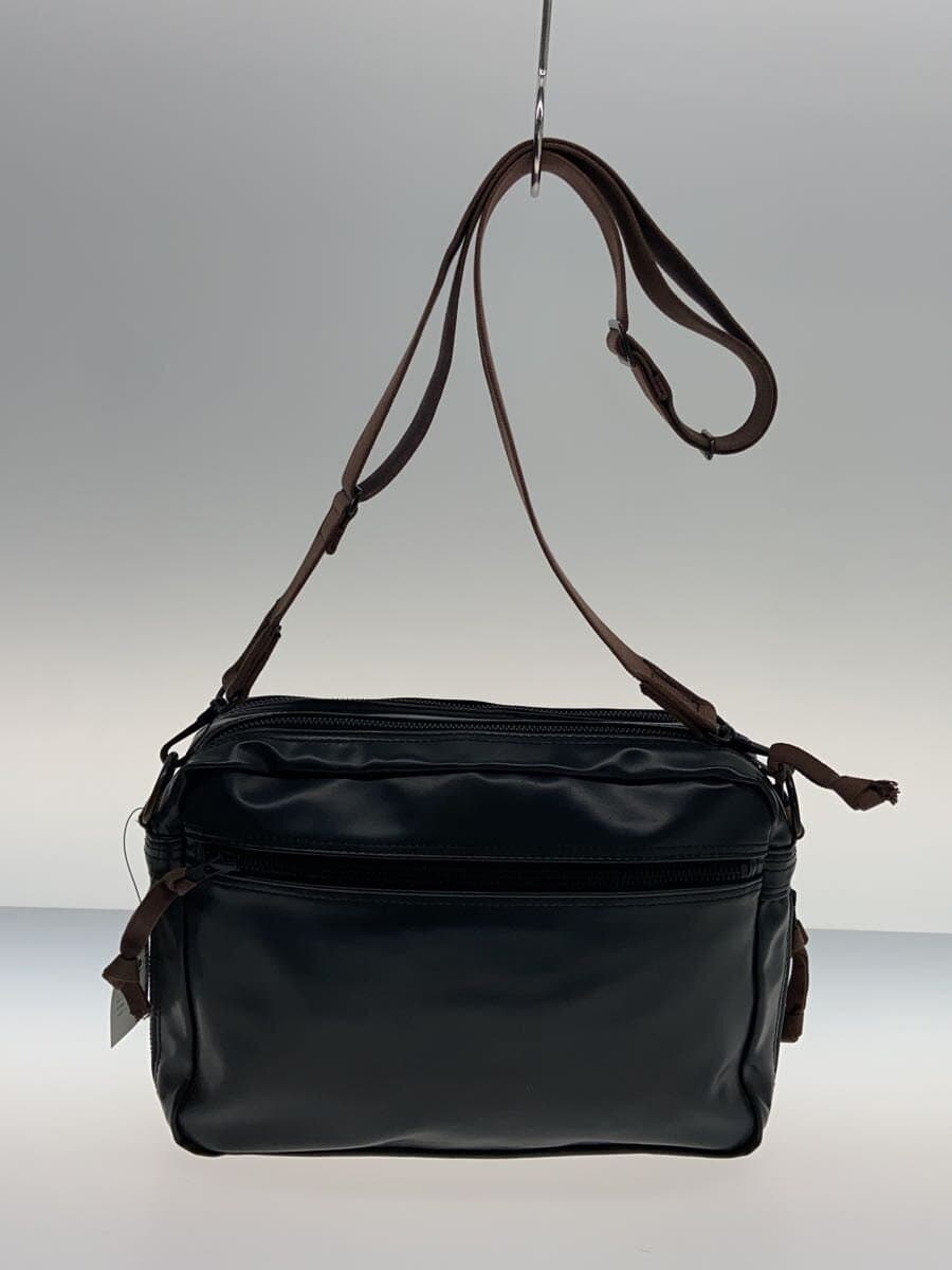 LUGGAGE LABEL Shoulder Bag PVC BLK 3