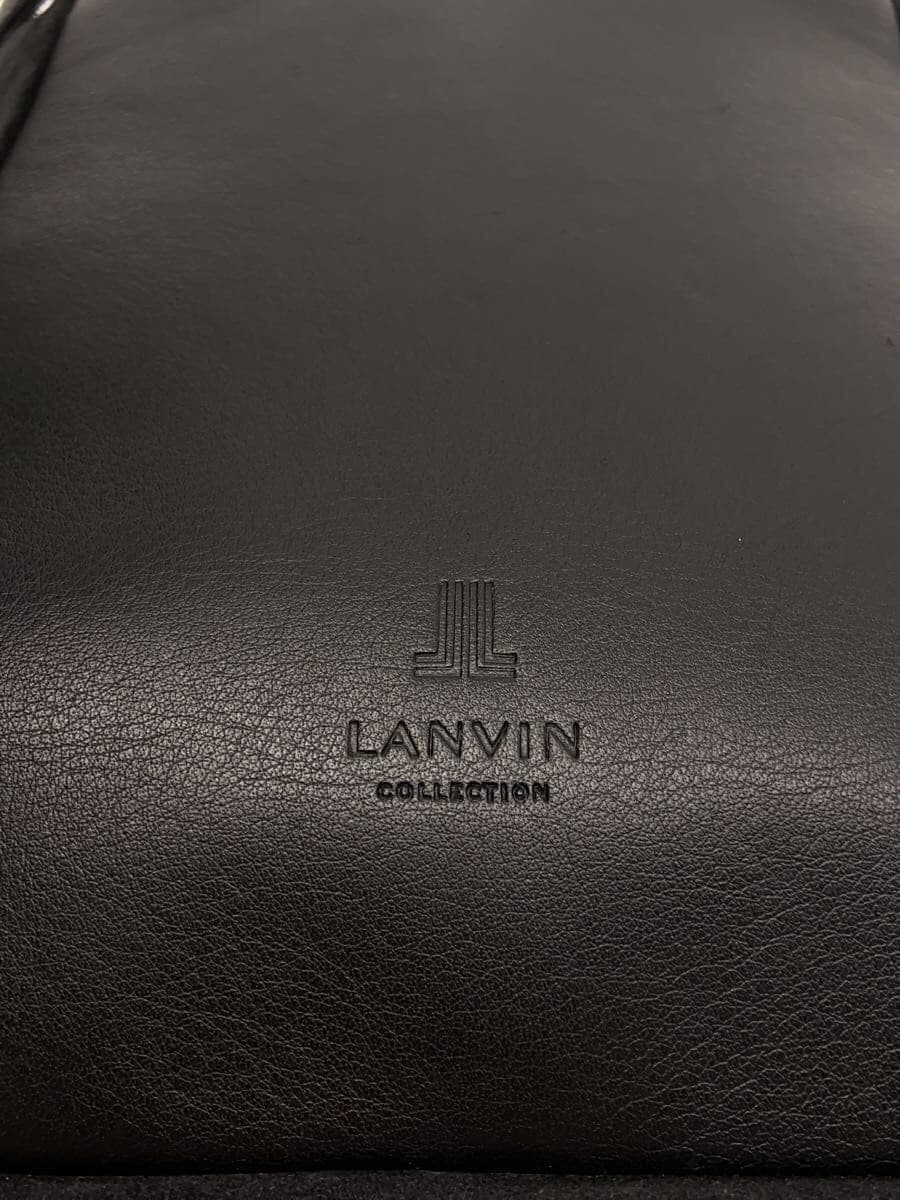 LANVIN COLLECTION Backpack Suede BLK 5