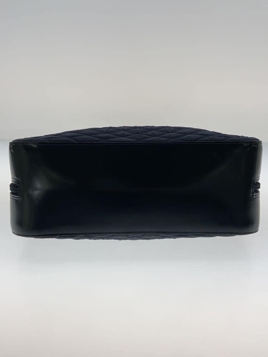 BALLY Tote Bag Cotton Navy Solid Color 4