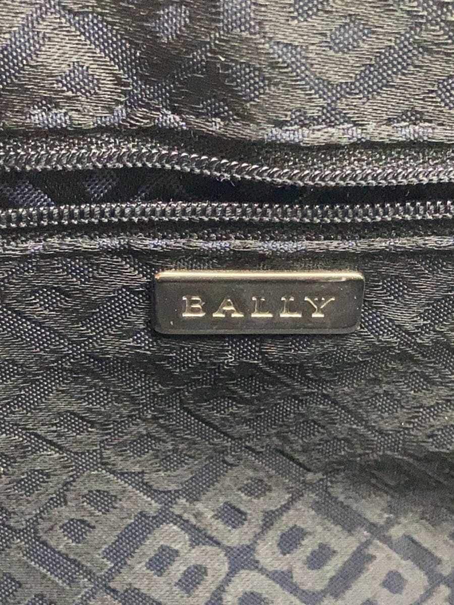 BALLY Tote Bag Cotton Navy Solid Color 5