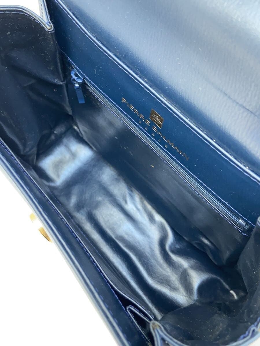PIERRE BALMAIN Handbag Leather BLU 7