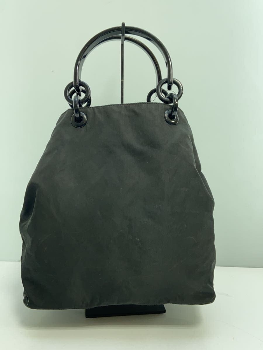 PRADA Handbag Nylon BLK Solid 3