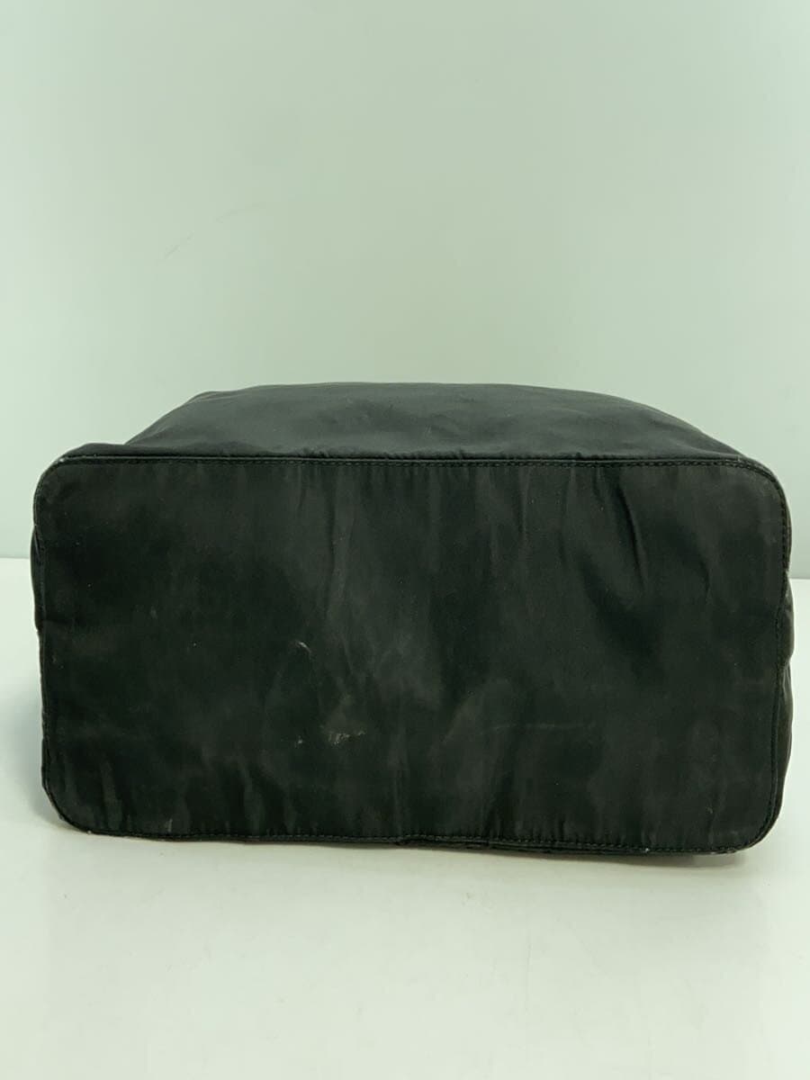 PRADA Handbag Nylon BLK Solid 4