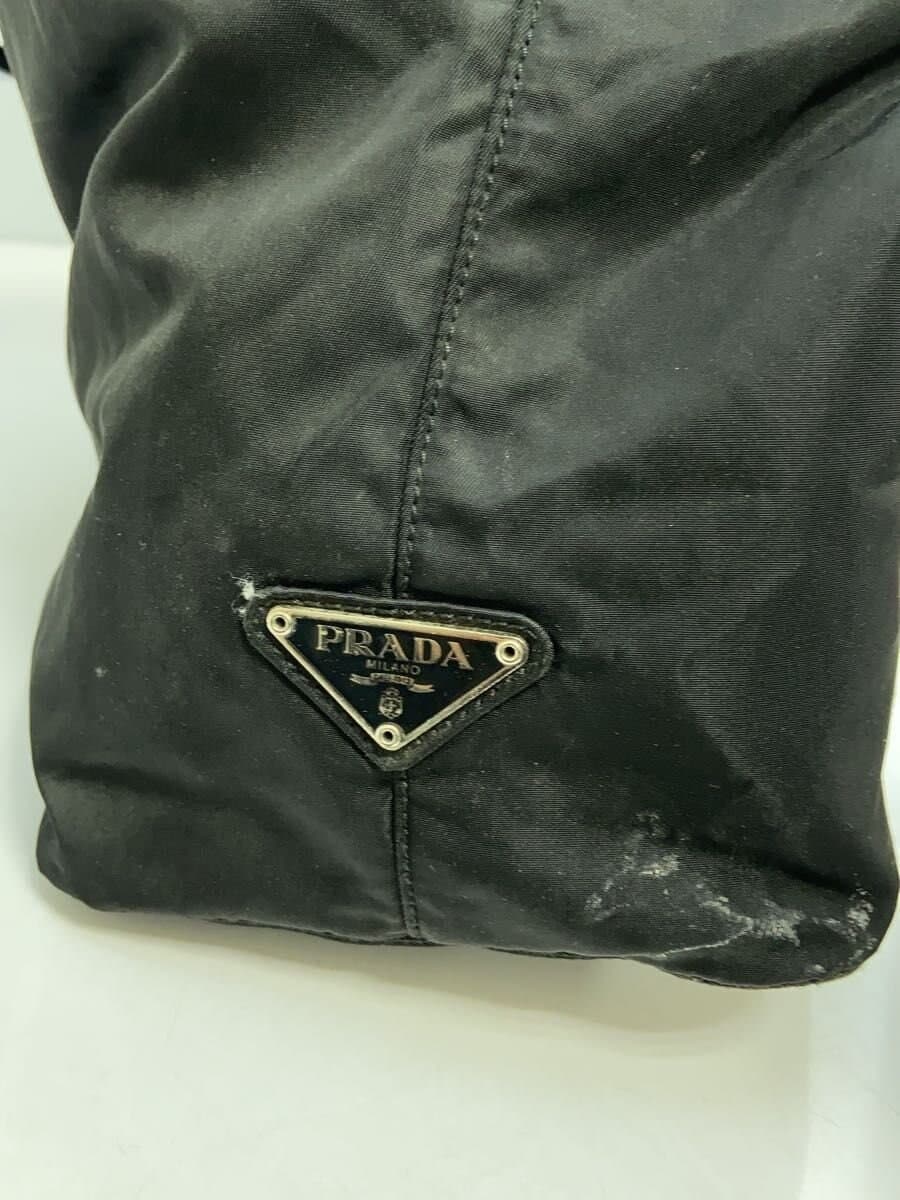 PRADA Handbag Nylon BLK Solid 5