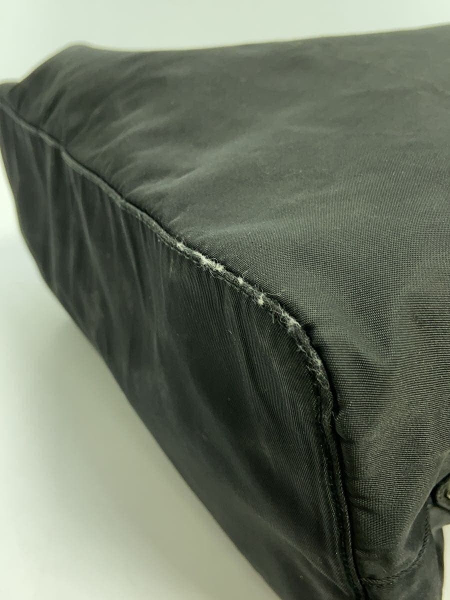 PRADA Handbag Nylon BLK Solid 7
