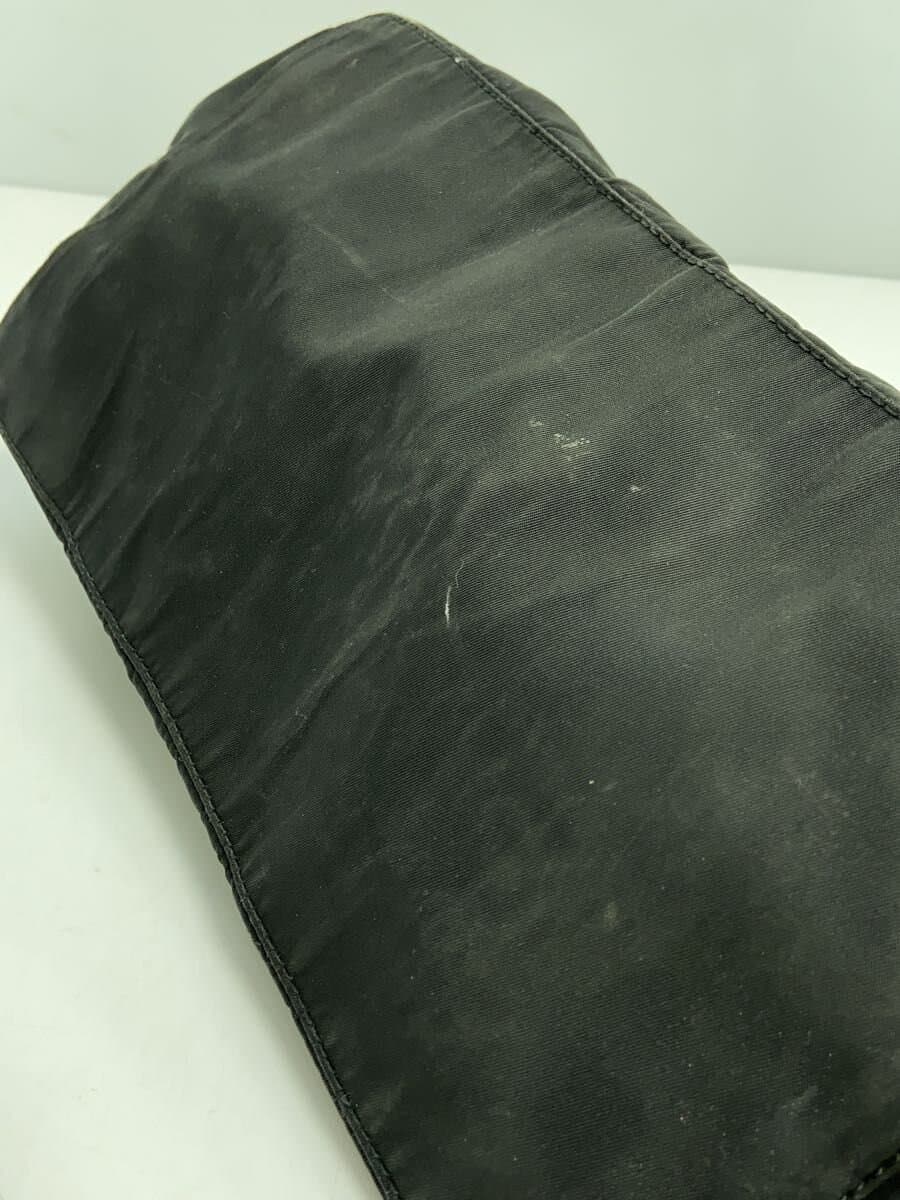 PRADA Handbag Nylon BLK Solid 8