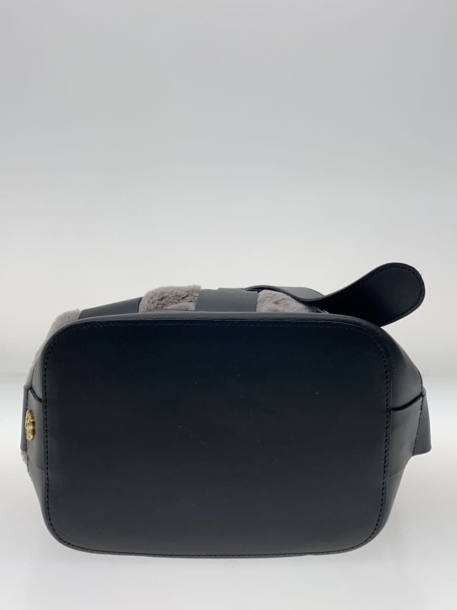 VIOLAd’ORO Tote Bag Leather GRY 4