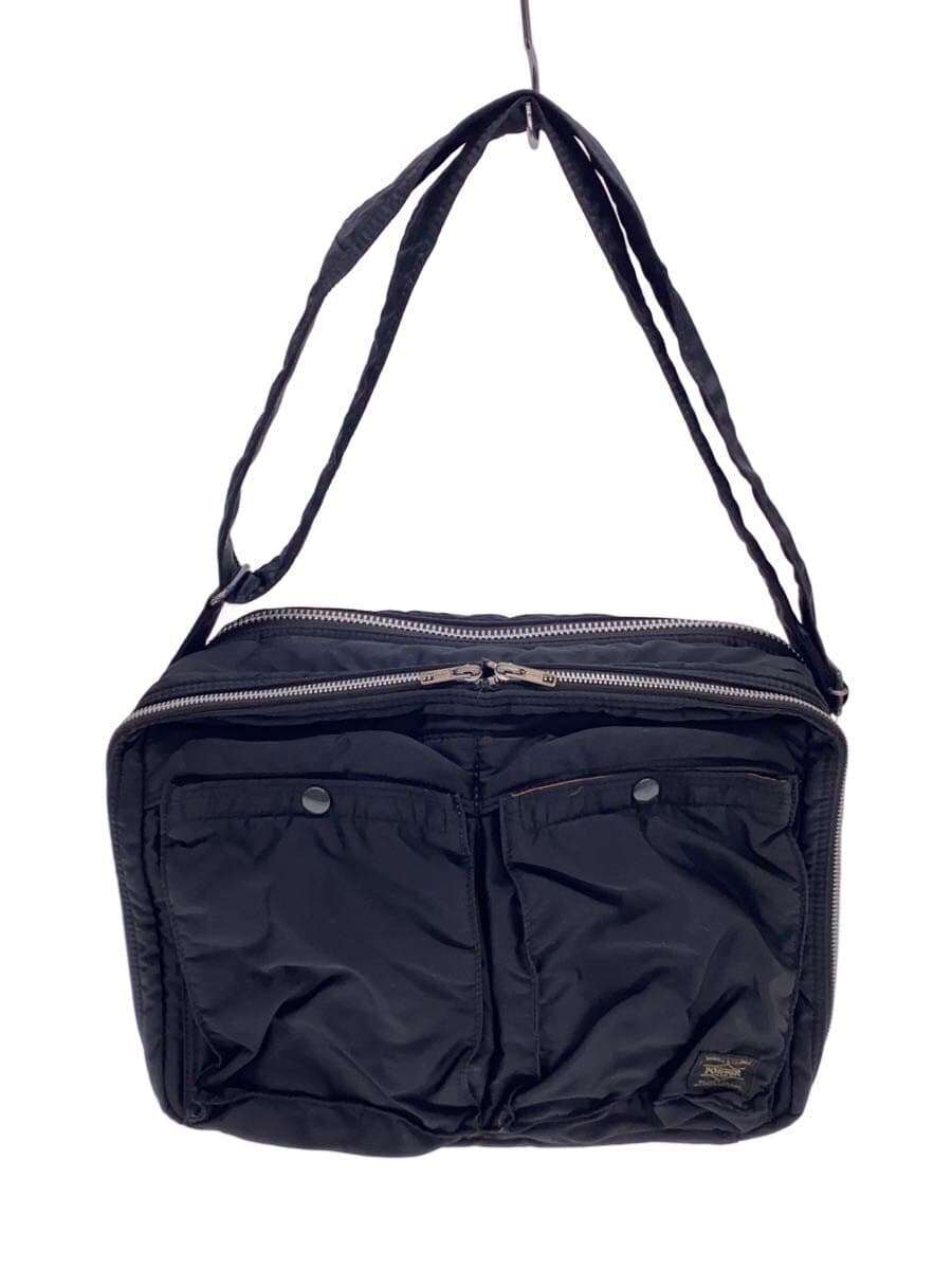 PORTER Shoulder Bag Nylon Black Solid Color