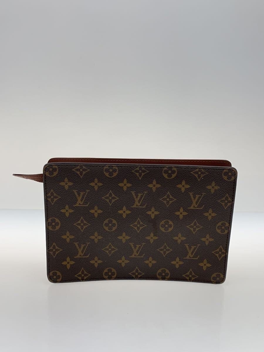 LOUIS VUITTON Pochette Homme Monogram Canvas PVC BRW M51795 3