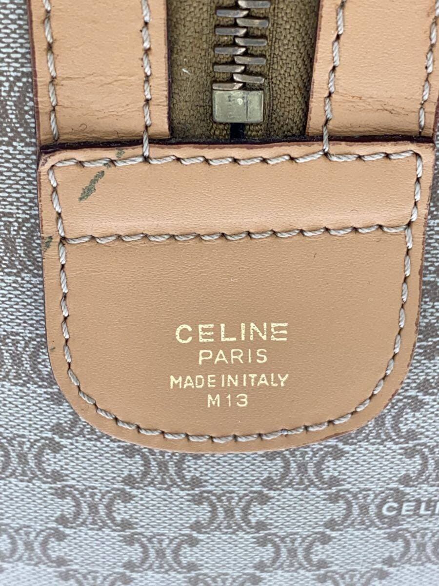 CELINE Boston Bag PVC BEG All Over Pattern 5
