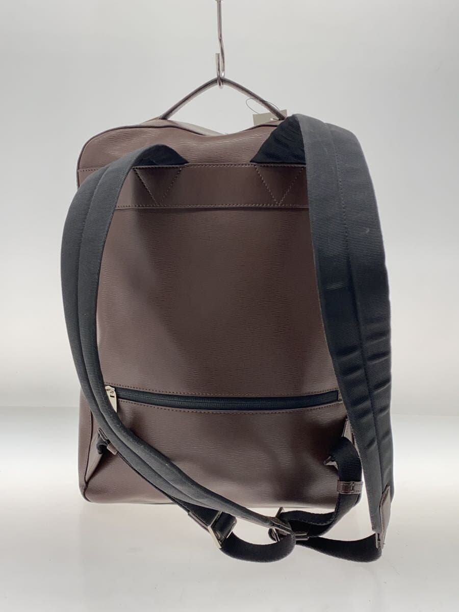 Paul Smith Backpack Leather BRW Solid 3