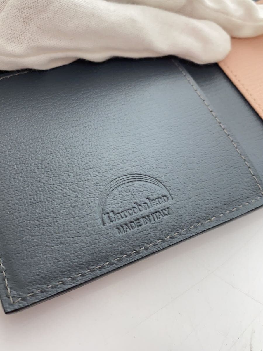 L’arcobaleno Smart W Shoulder Wallet Shoulder Bag Leather GRY PK Solid 6