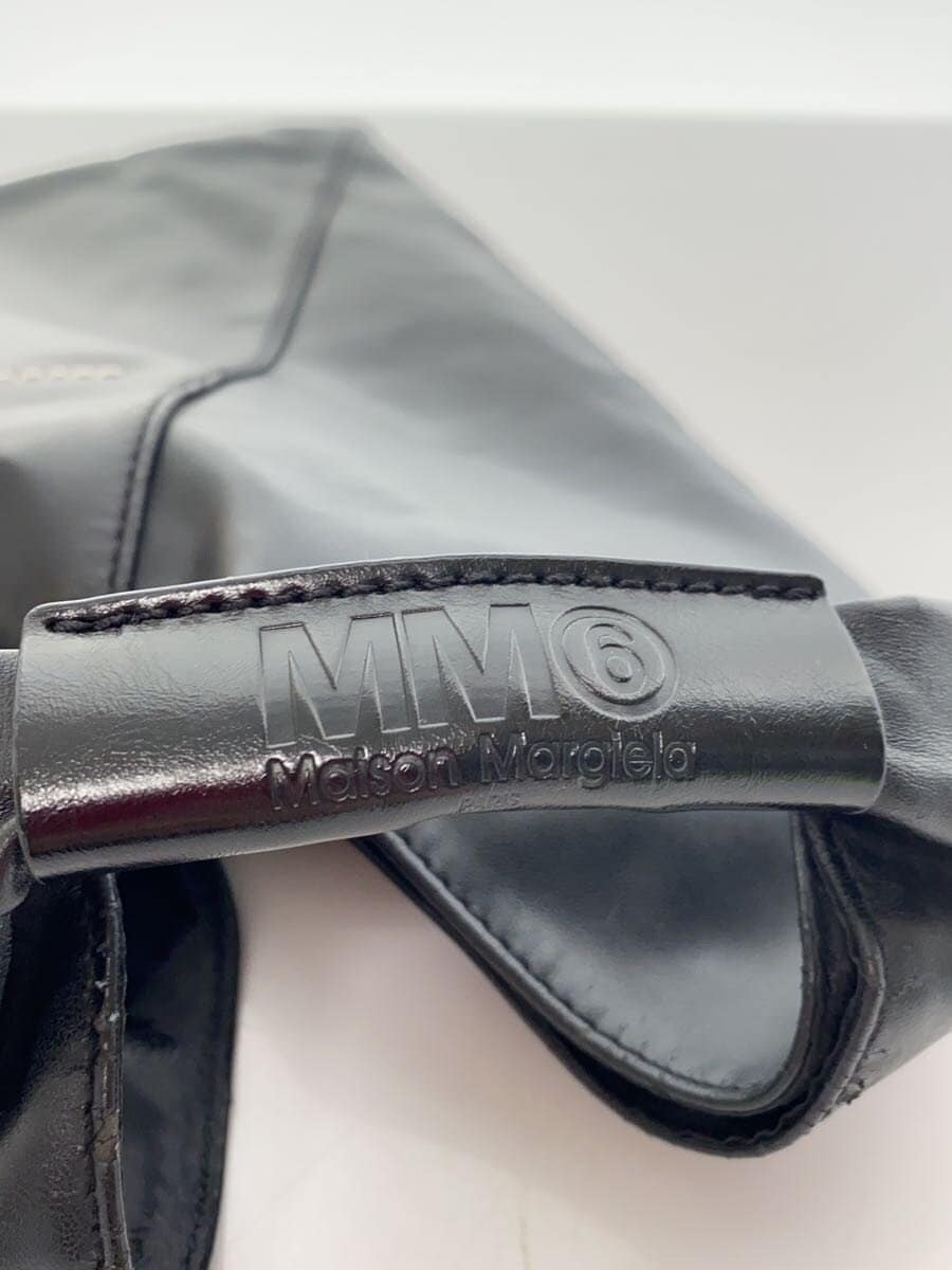 MM6 Handbag Faux Leather BLK Solid S54WD0043 5