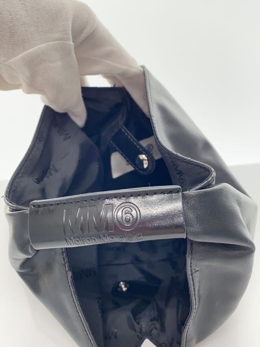 MM6 Handbag Faux Leather BLK Solid S54WD0043 6