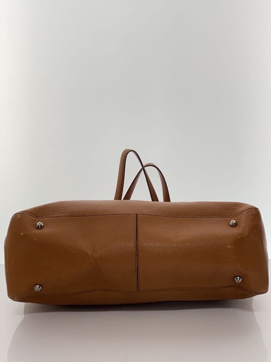 FARO Tote Bag Leather BRW 4