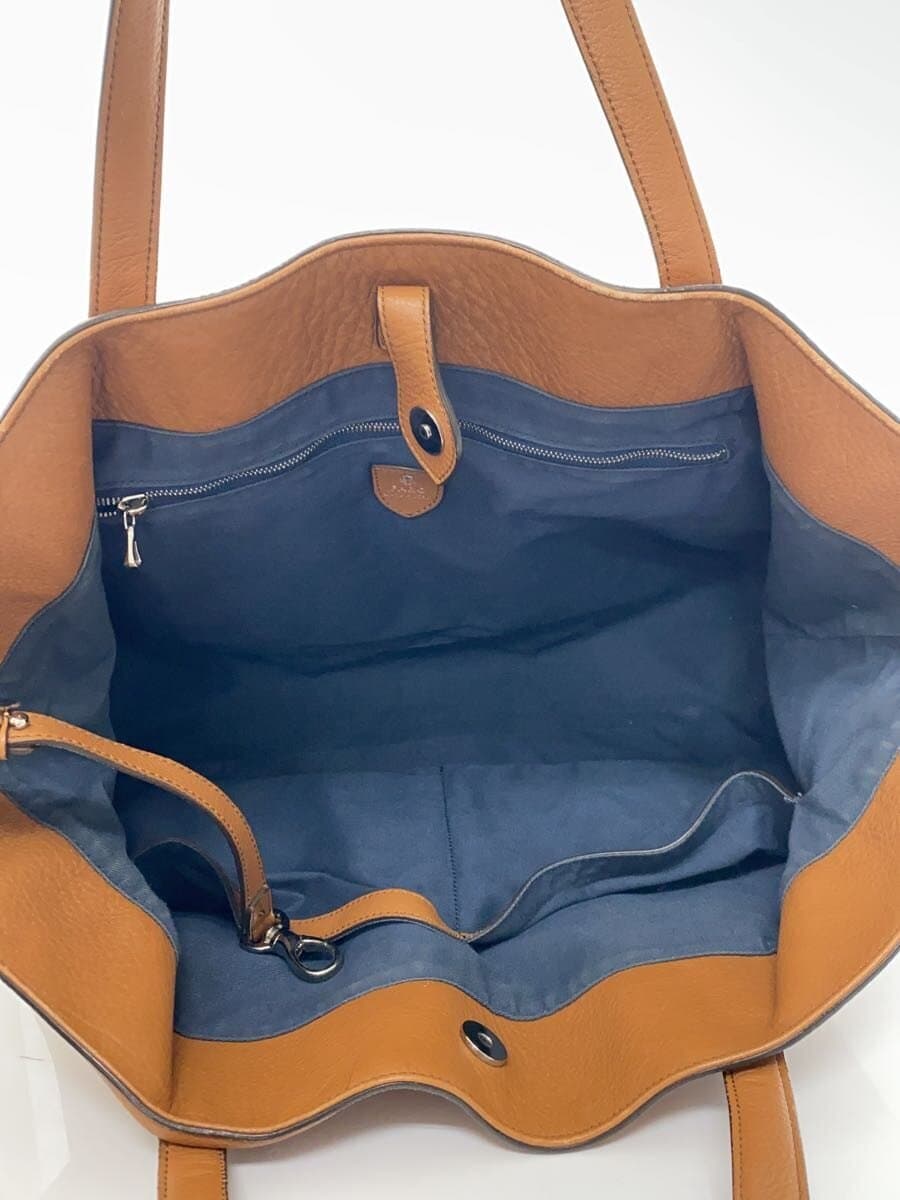 FARO Tote Bag Leather BRW 6