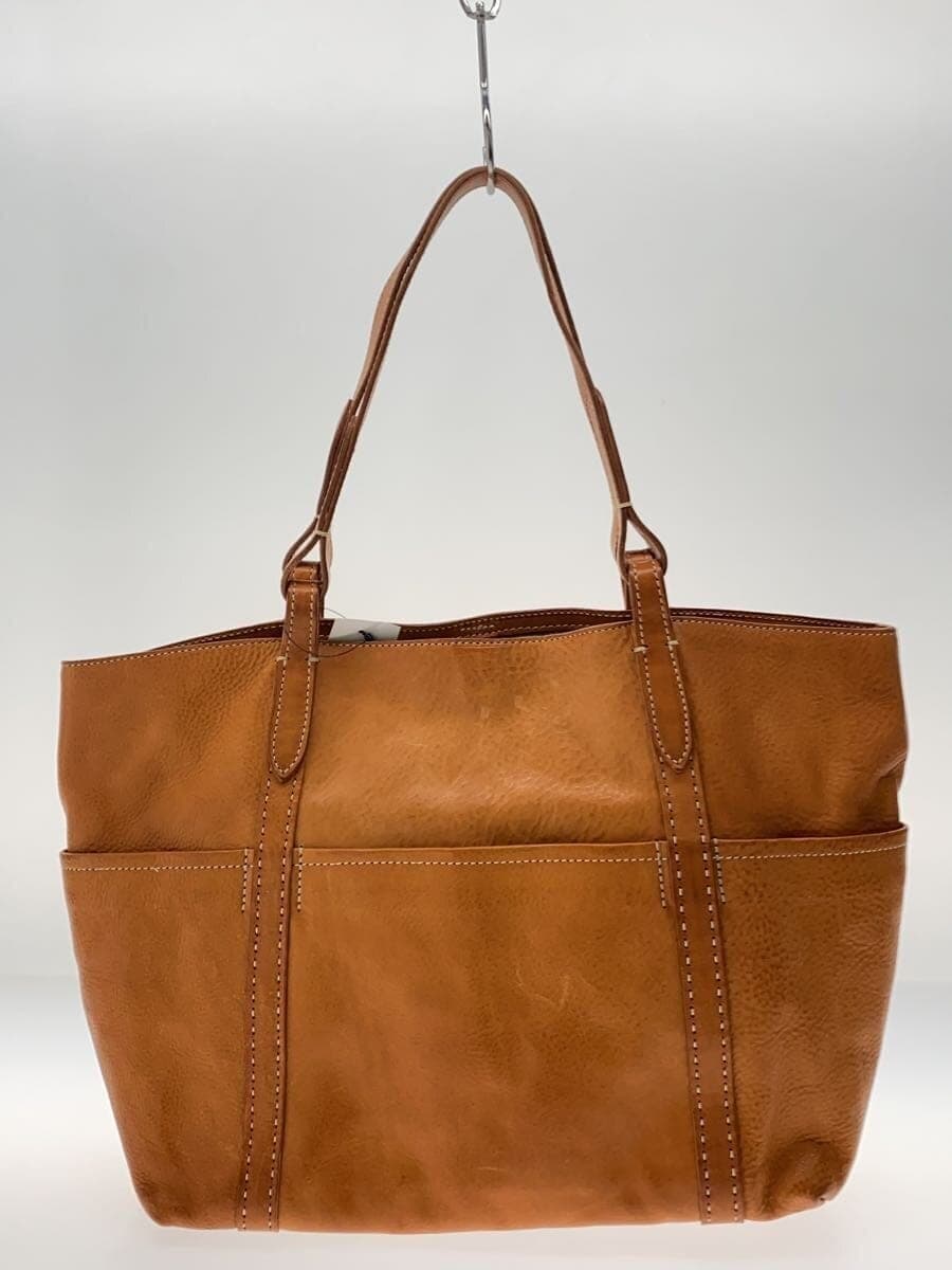 GENTEN Tote Bag Leather CML 3