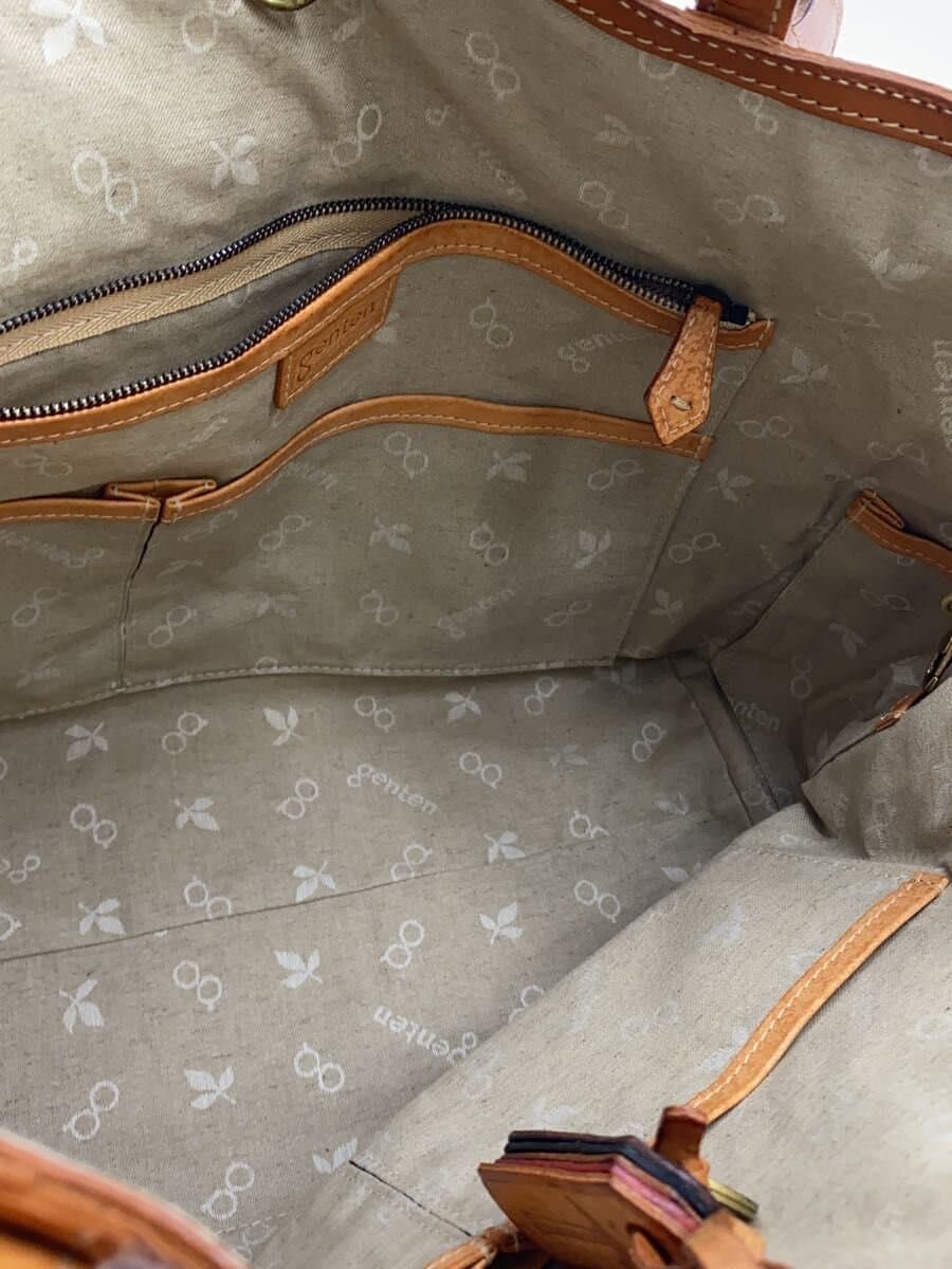 GENTEN Tote Bag Leather CML 6