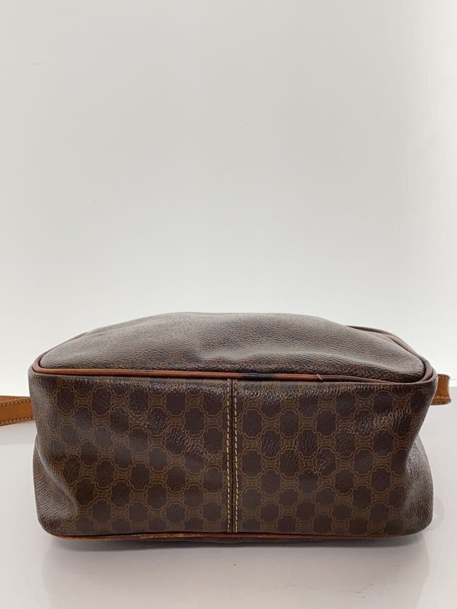 CELINE Macadam Shoulder Bag PVC BRW All Over Pattern 4