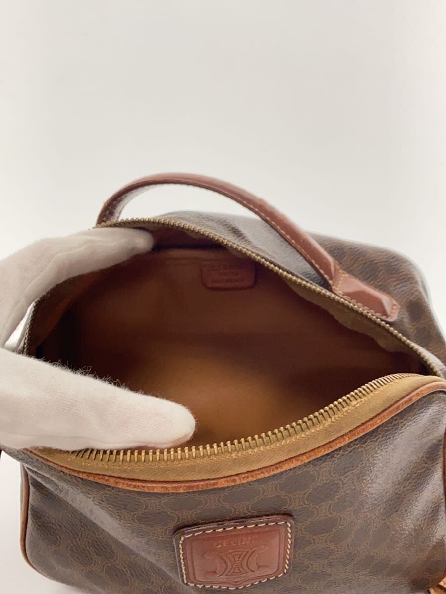 CELINE Macadam Shoulder Bag PVC BRW All Over Pattern 5