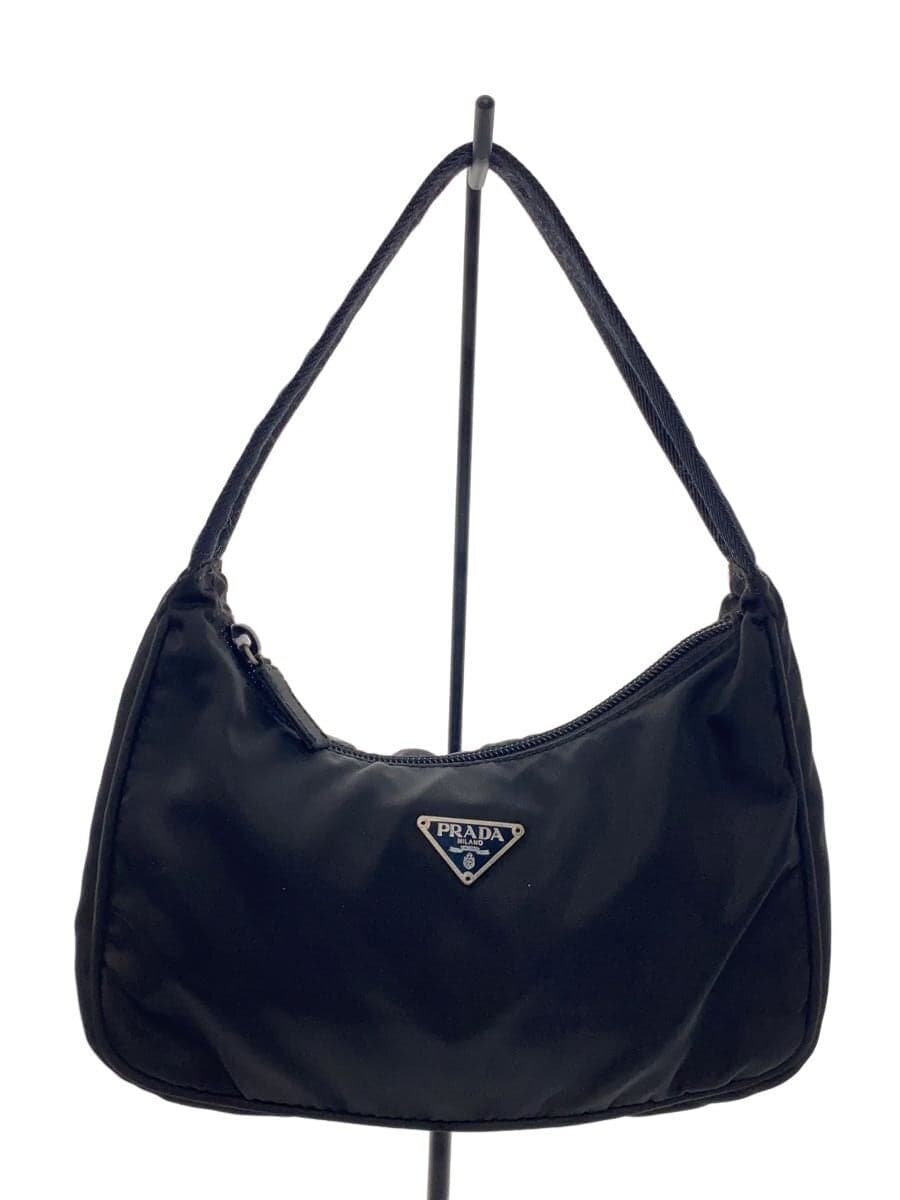 PRADA Shoulder Bag Nylon BLK Solid