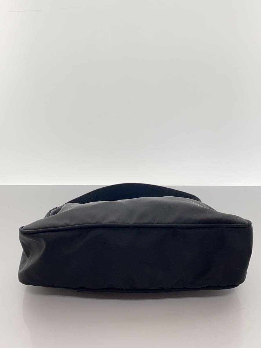 PRADA Shoulder Bag Nylon BLK Solid 4