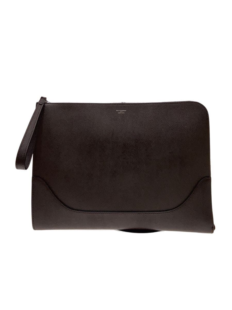 PELLE MORBIDA clutch bag leather BRW