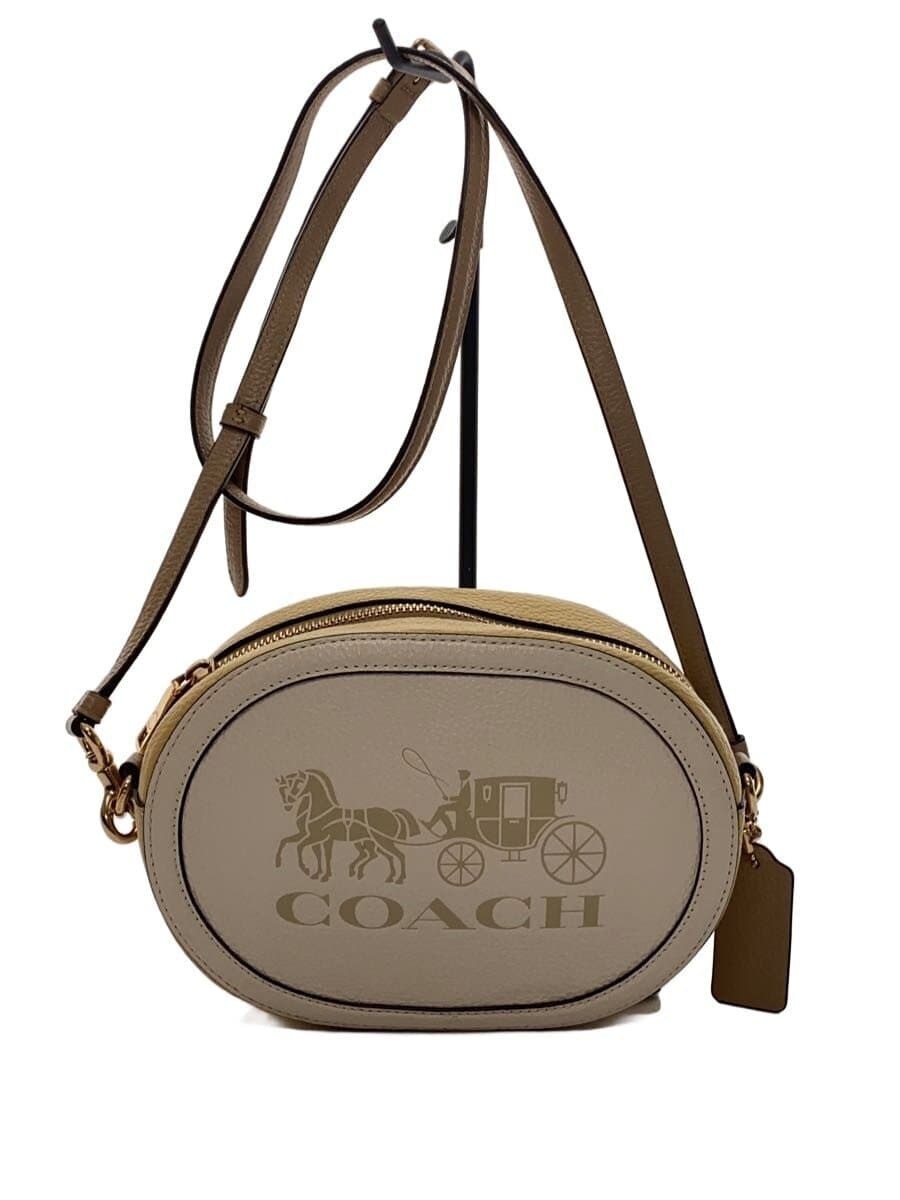 COACH Shoulder Bag Leather IVO C4164