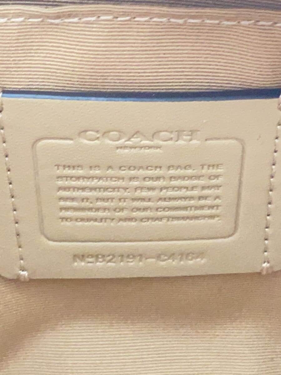 COACH Shoulder Bag Leather IVO C4164 5