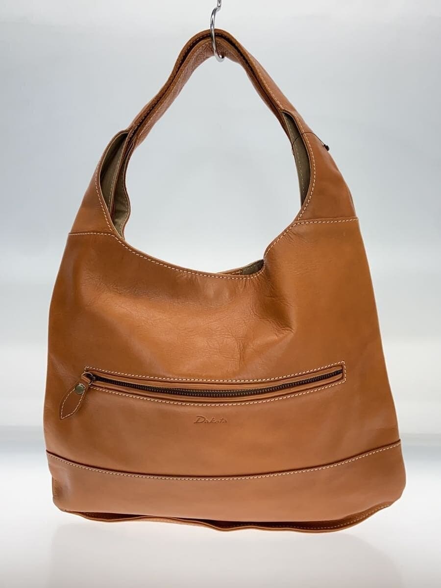 DAKOTA shoulder bag leather CML plain 3