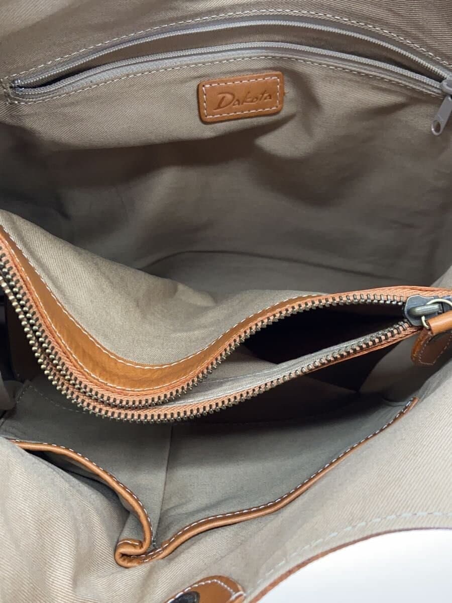 DAKOTA shoulder bag leather CML plain 6